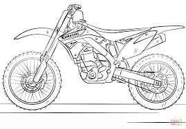 Kawasaki Motocross Bike Super Coloring Bike Drawing Motocross Bikes Motocross