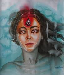On basant panchami, hindus visit temples and pray to goddess saraswati, who is the goddess of knowledge, and celebrate the day as saraswati puja. Artist Arunabho Instagram Arunabho19 Facebook Arunabho19 Durga Painting Artist Painting Indian Art Paintings