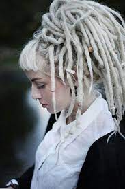 Dreads Bangs Blonde Dreads Blonde Dreadlocks Weisse Dreads