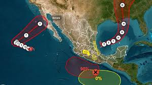 Dos posibles ciclones ponen en alerta a México: llegarían por el Golfo y Océano Pacífico