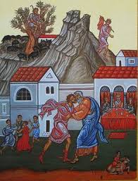 There we see the father showing love and forgiveness towards the repentant son, who lies at his feet, begging forgiveness. 12 Prodigal Son Ideas Prodigal Son Prodigal Orthodox Icons