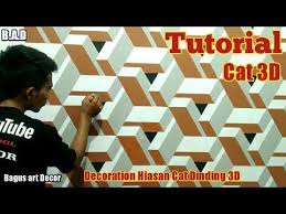 Belajar cara menggambar 3d di kertas untuk pemula yang mudah via youtube.com. 3d Wall Paint 3d Wall Paint Decoration Tutorial Tutorial Hiasan Cat Dinding 3d Youtube Gambar Dinding Kreatif Dekor