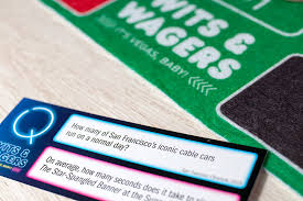 Creating a christmas trivia game. Wits Wagers It S Vegas Baby Review Board Game Quest