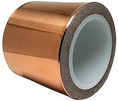 Cinta De Cobre 5 Cm X 5 49 M Para Guitarra Y Blindaje Emi Repelente De Babosas Manualidades Reparaciones Electricas In 2020 Copper Foil Tape Foil Tape Copper Tape