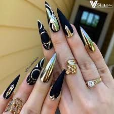 Inspiring Stiletto Nails To Win Over You Naildesignsjournal Com Stiletto Nails Designs Stiletto Nail Art Black Nail Art