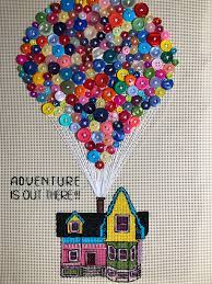 The best way to stitch on perforated paper is by using the stab stitch method, making each stitch in two separate movements, rather than the sewing method. Fo Free Hand Pattern On Perforated Paper Disney S Up 2009 Crossstitch