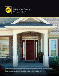 Fiberglass And Steel Entry Doors Pella Pdf Catalogs