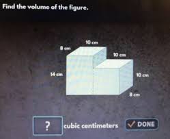 It can also be written as, 1liter = 1000 cm³. Answered Find The Volume Of The Figure 10 Cm 8 Bartleby