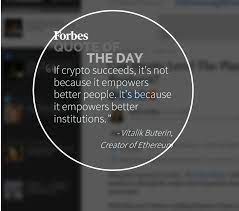 Forbes quote of the day. Forbes Quote Of The Day Vitalik Buterin Ethereum