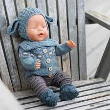 Hent opp gratis oppskrifter til baby fra järbo garn! Dukkestrikk Garn Klompelompe