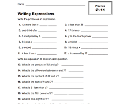 In this language arts worksheet, your child gets practice writing adjectives, their comparative form, and their superlative form, such as big, bigger, and biggest. Writing Expressions Printable 5th 6th Grade Teachervision