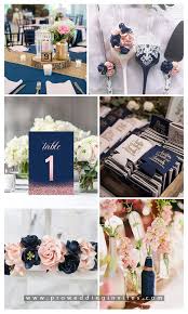 Classic Wedding Color Palettes To Steal Navy Blue And Blush