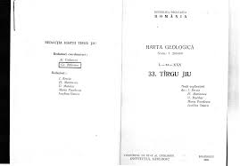 Supplementary material 2 xls 96 kb 98k, xls. Harta Geologica Foaia Targu Jiu Pdf Document