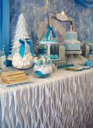 Frozen Winter Wonderland Themed Birthday Party Frozen Theme Party Winter Wonderland Birthday Party Winter Birthday Parties