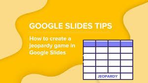 Are you a trivia master? How To Create A Jeopardy Game In Google Slides Tutorial