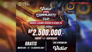 Mar 05, 2018 · mobile legends mengadakan event yang berjudul kuis mlbb pada halaman eventnya, event ini dapat diikuti oleh seluruh pemain mobile legends. Turnamen Mobile Legends Vidio Community Cup S20