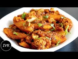 Aloo Gobhi Sabzi Aloo Gobhi Fry Aloo Gobi Masala Cauliflower Potato Stir Fry Sabzi Recipe Youtube