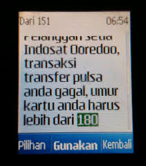 Nantinya anda akan merima sms notifikasi berhasilnya transfer pulsa yang dilakukan dan pemotongan pulsa. Kartu Baru Indosat Sebelum 180 Hari Belum Bisa Transfer Pulsa Blog Rivaekaputra Com