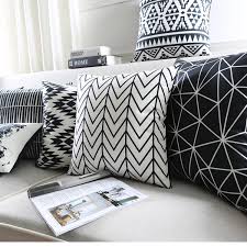 Conforming comfort and soft support for any sleeper. Black White Cushion Covers Home Decorative Pillows Case Geometric Pattern Throw Pillows Cover Map Velvet Pillow Case For Sofa Cushion Cover Geometric Velvet Pillow Casecushion Cover Aliexpress