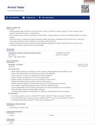 When writing your resume, be sure to reference the job the following resume samples and examples will help you write a front end developer resume that best highlights your experience and qualifications. Developer Front End Resume Sample Ready To Use Example Shriresume