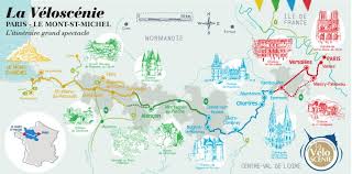 Carte Veloscenie Plage En France Cyclotourisme Velo Voyage