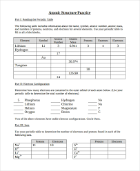 Because addressing the questions in the worksheet is just like learning about a subject over and over again, of course pupils can understand. Structure Of Atoms Worksheet Worksheet List
