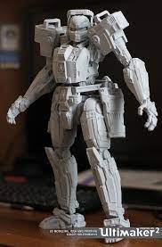 3d Printed Articulated Titan Rec Figurine Proves That Detailed 3d Printing Is Very Possible On An Ultimaker 3dprint Com The Voice Of 3d Printing Additive 3d Printing Toys Prints