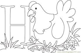 See more ideas about coloring pages, hen, online coloring. Printable Coloring Page H For Hen Birds Chicks Hens Sketch Coloring Page Printable Coloring Pages Coloring Pages Coloring Books