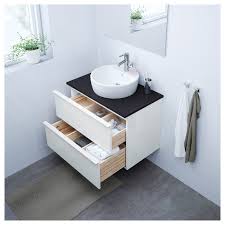 Godmorgon Waschbeckenschrank 2 Schubl Hochglanz Weiss Ikea Osterreich Ikea Godmorgon White Vanity Bathroom Sink Cabinet