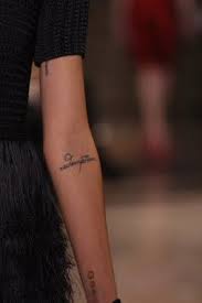 #tattoo #american traditional #elbow tattoos #colour tattoo #girls with tattoos. Freja Beha Tattoo Update Elbow Tattoos Inner Elbow Tattoos Tattoo Script