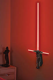 Cool Star Wars Inspired Kylo Ren Lightsaber Lamp This Lamp Brightens A Room With The Power Of The Dark Side Kylo Ren Lightsaber Room Lights Star Wars Kylo Ren