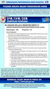 Check spelling or type a new query. Jawatan Kosong Agensi Penguatkuasaan Maritim Malaysia Apmm 2020 Online Spa