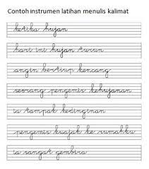 Saya unduh dan saya instal font tegak bersambung tersebut lalu saya coba menulis tegak bersambung membantu pikiran mengalir. Contoh Gambar Tulisan Tegak Bersambung Tulisan Petuah