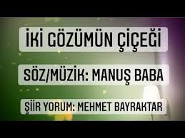 Iki Gozumun Cicegi Manus Baba Sarki Siiri Mehmet Bayraktar Youtube In 2020 Ios Messenger