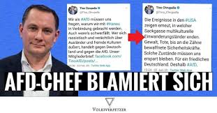 Kurz vor dem bundesparteitag der afd hat sich bundestagsfraktionsvize tino chrupalla entschieden, für den parteivorsitz zu. Rassistischer Tweet Von Afd Chef Chrupalla Geht Gewaltig Nach Hinten Los Volksverpetzer