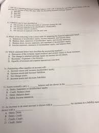Management 1a spring 2011 danny s. Financial Accounting Practice Exam 1 Practice Test 1 Financial Accounting