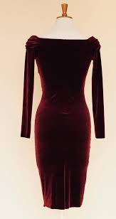 Find great deals on ebay for dress velvet burgundy s. Cocktail Dress Burgundy Velvet Dress Midi Dress Evening Etsy Robe En Velours Robe Cocktail Robe D Interieur