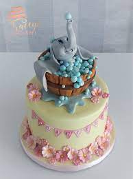 Dumbo Baby Shower Cake Dumbo Cake Elephant Baby Shower Cake Dumbo Baby Shower