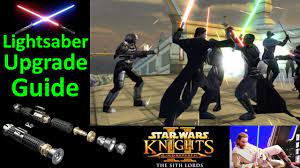 Star Wars Kotor 2 Lightsaber Upgrade Guide | Lightsaber Build Walkthrough |  Part & Upgrade Overview - Youtube