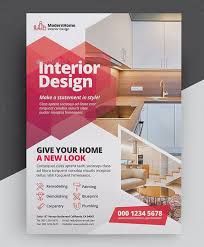 Interior Design Flyer Template Psd Interior Design Template Flyer Design Layout Brosure Design