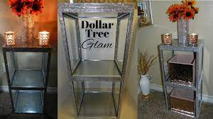 Glam End Table Diy Multi Functional Elegant Dollar Tree Home Decor Youtube Dollar Tree Diy Organization Diy Side Table Dollar Tree Decor