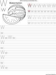 100+ worksheets that are perfect for preschool and kindergarten kids and includes activities like teach kids by having them trace the letters and then let them write them on their own. Writing Letter W W Worksheets Pdf Free Printable Pdf