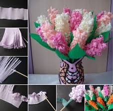 Comment Creer Une Fleur En Papier Crepon Archzine Fr Fleur Papier Crepon Tutoriel Fleur En Papier Fleurs En Papier