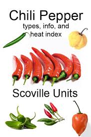 chili peppers types information and scoville heat index