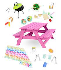 Crafted from solid and manufactured wood, it features a rustic and neutral finish perfect for traditional and modern farmhouse aesthetics alike. Our Generation Picnic Table Set Target Australia
