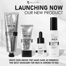 Produk ms glow energy bright cream for men; Ms Glow For Men Paket Skincare Khusus Pria