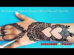 New Mehndi Design Hand Back Side Heart Mehndi Design Youtube Mehndi Designs For Hands Traditional Mehndi Designs Unique Mehndi Designs