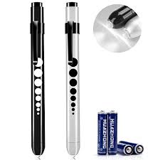 Phileex Pen Light 2 Pack Pen Lights For Nurses With Pupil Penlight For Nursing Students Doctors Red And Blue Include Batteries Penlight Nursing With Bright White Light Black Silver Buy Online