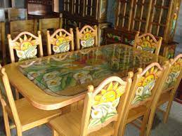 Mr Vallarta Furniture Mexican Dining Room Rustic Dining Furniture Painted Dining Room Table