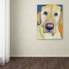 Trademark Fine Art "Spenser" Canvas Art by Pat Saunders-White